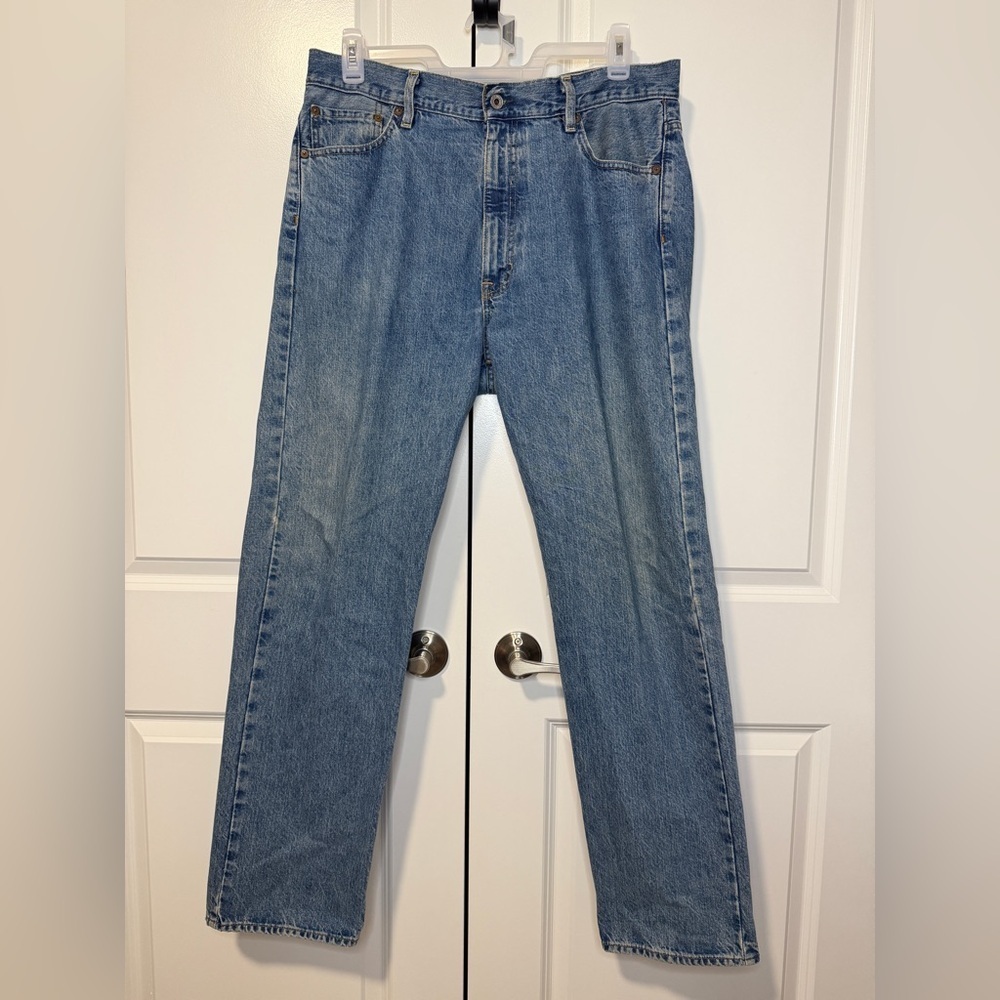Polo Jeans Co Ralph Lauren men vintage straight leg blue denim jeans size 36x32.